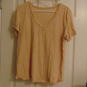 Women's Light Pink Short Sleeve Shirt